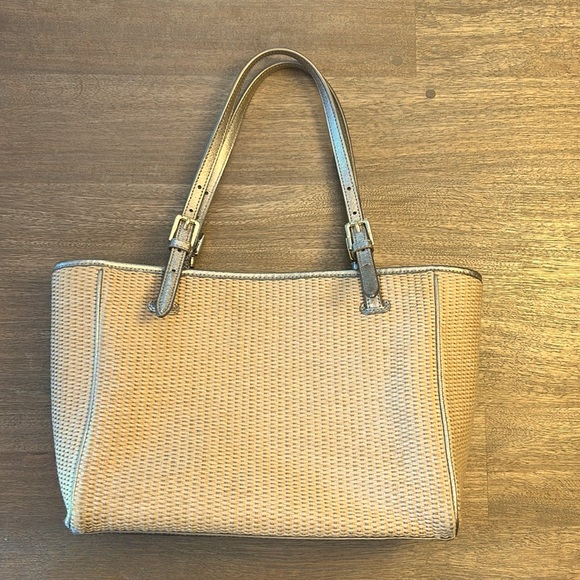 Tory Burch York Raffia Tote - Picture 2 of 14